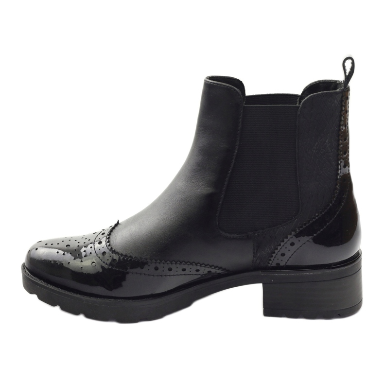 Caprice ankle boots Jodhpur boots women's shoes 25405 black 2