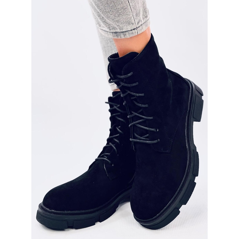 Zoe Black lace-up workers 2