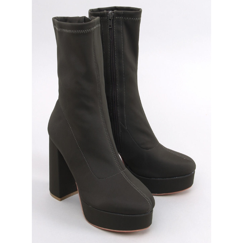 Baldacci Green platform boots 1