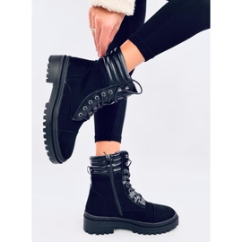 Gaba Black women's work boots 1