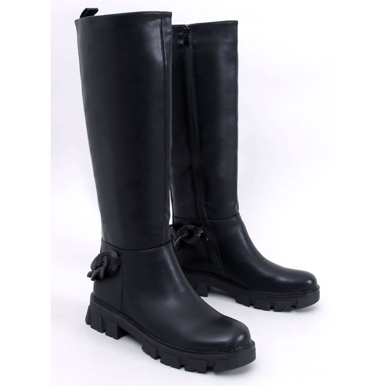 Women's boots with chain Guest Black 1