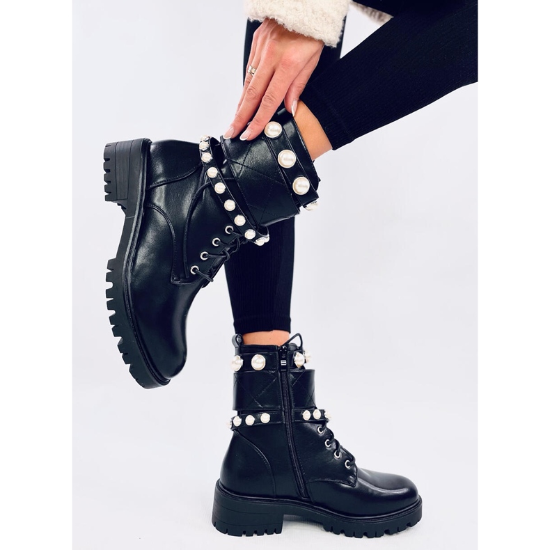 Alex Black pearl boots 2