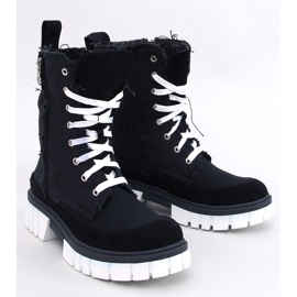 Canvas ankle boots with Vaugh Black protector 1