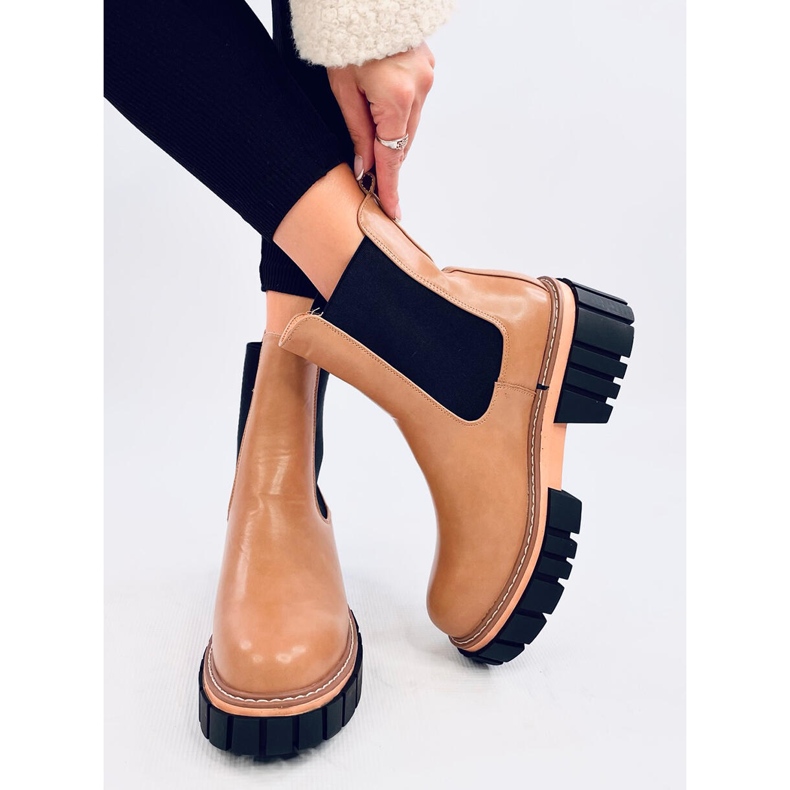 Women's Chelsea boots Bella LT.KHAKI brown 1 Women's Chelsea boots Bella LT.KHAKI brown 1