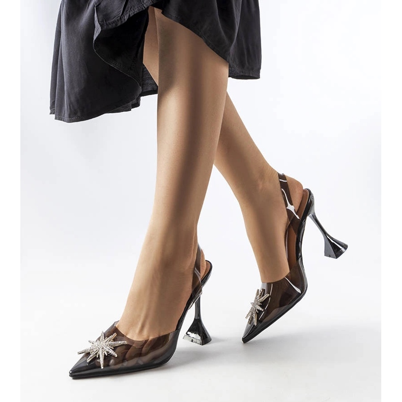 Black transparent Huette pumps 1 Black transparent Huette pumps 1