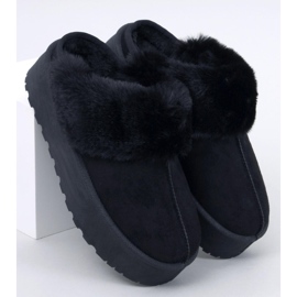 Allod Black platform snow slippers 1