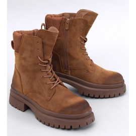 Trapper ankle boots with Desfor Camel protector brown 1