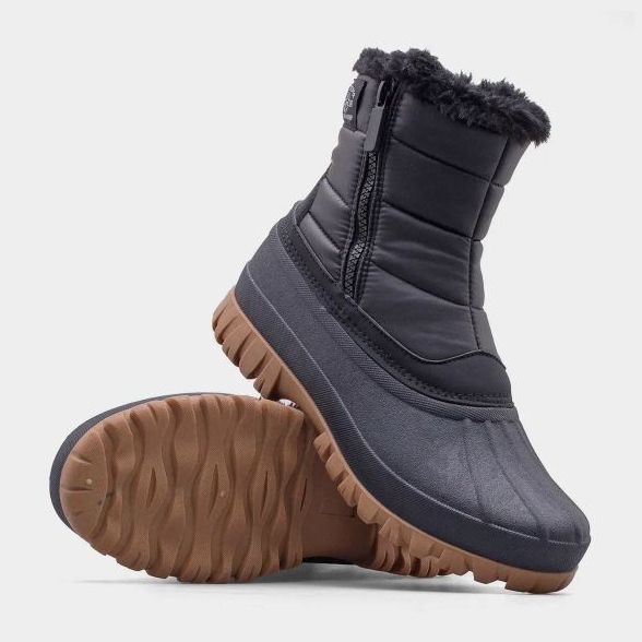 Lee Cooper LCJ-24-44-2866LB winter snow boots black 1