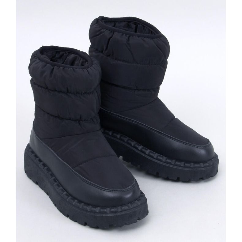 Javier Black nylon snow boots 1