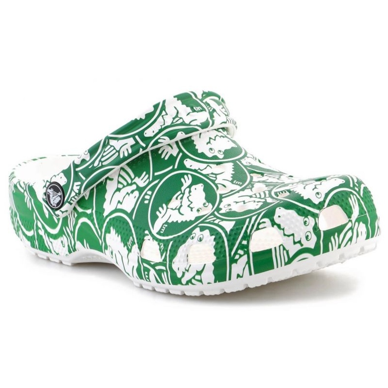 Crocs Classic Duke Print Clog 210003-3WH green 1