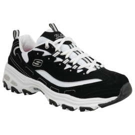 Skechers D'Lites Biggest Fan 11930-BKW shoes black 1