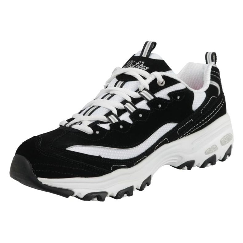 Skechers D'Lites Biggest Fan 11930-BKW shoes black 2 Skechers D'Lites Biggest Fan 11930-BKW shoes black 2