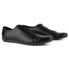 Polbut Elegant men's shoes for jeans C23 black 3