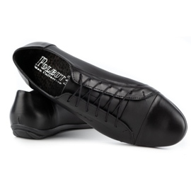 Polbut Elegant men's shoes for jeans C23 black 5