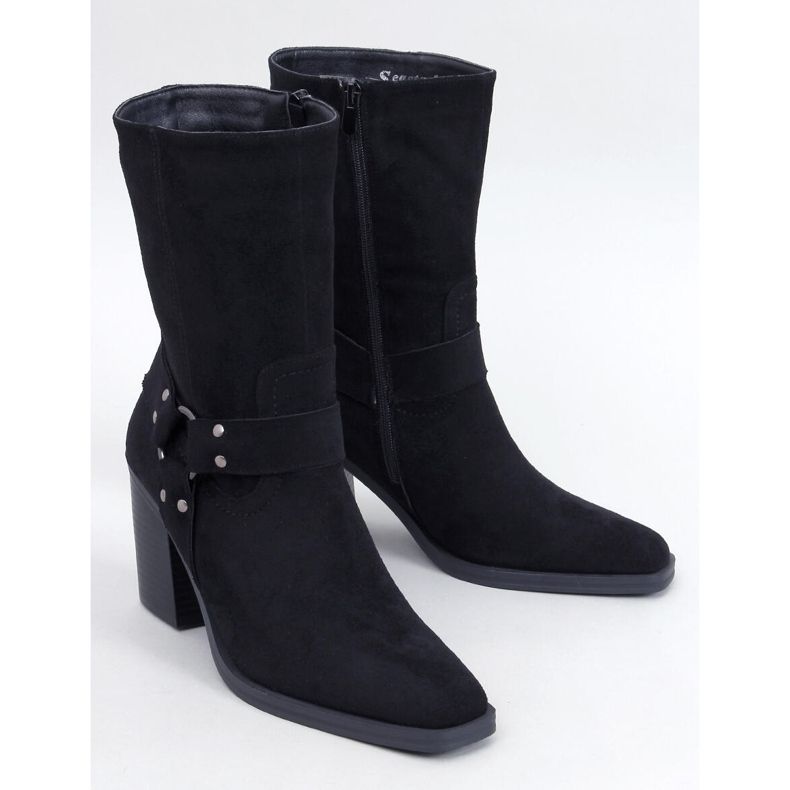 Hardin Black Suede Cowboy Boots 1 Hardin Black Suede Cowboy Boots 1