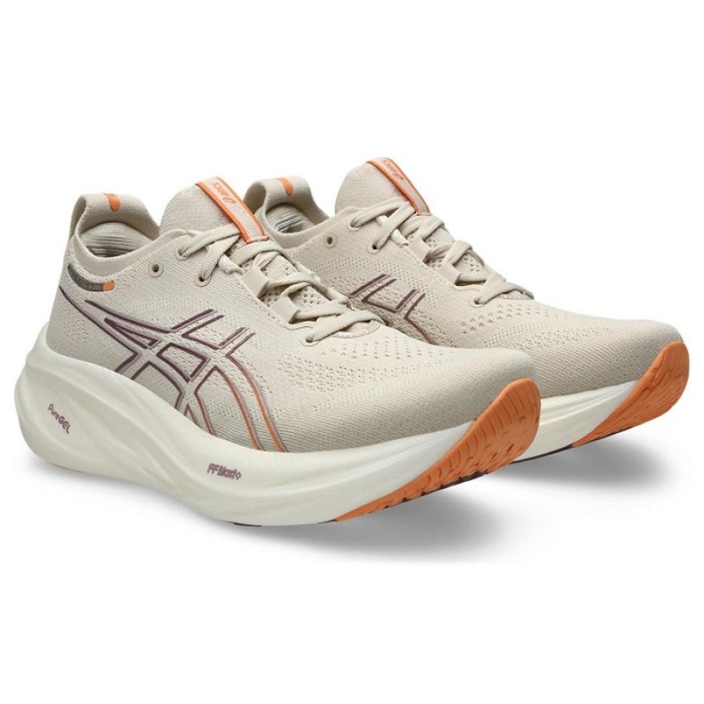 Asics Gel Nimbus 26 running shoes 1012B601250 beige 1