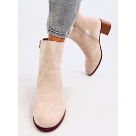 Classic suede boots Natina Beige 1