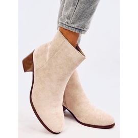Classic suede boots Natina Beige 2