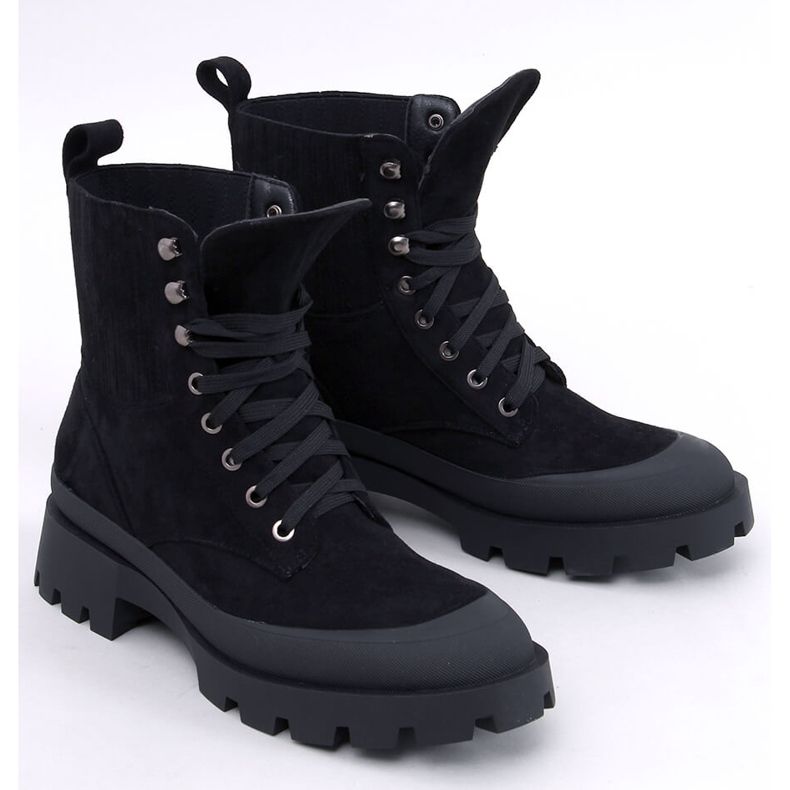 Demps Black trekking boots 1