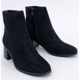 Classic Annie Black high-heeled ankle boots 1