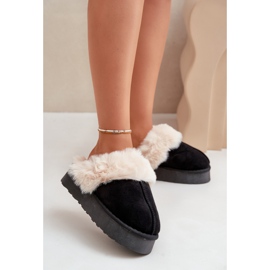 Black Doriola Women's Snow Boots On A Thick Sole With Fur 2