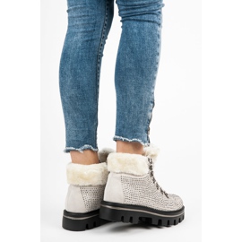 Kylie Stylish boots with protector brown 2