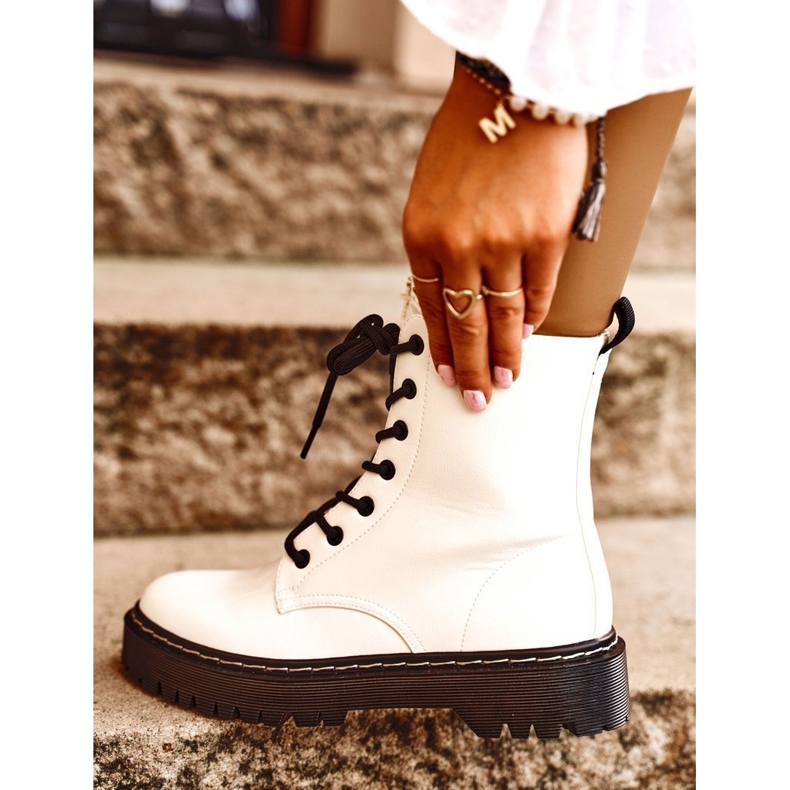 S.Barski Women's Boots White Kognito 2