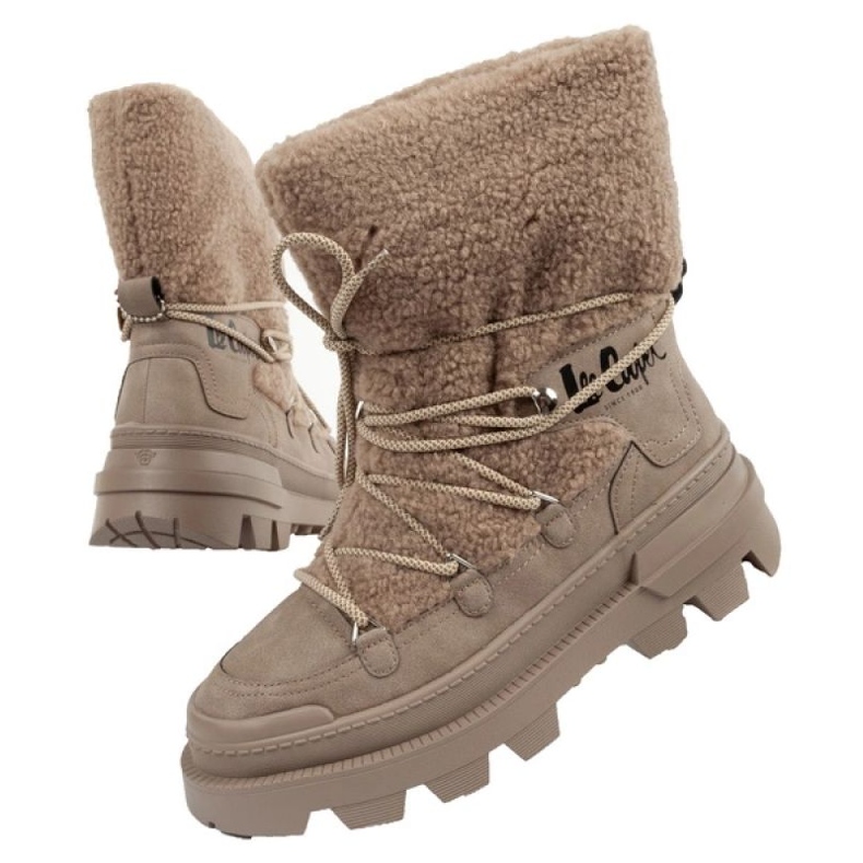 Lee Cooper LCJ-24-47-3149L snow boots beige 1 Lee Cooper LCJ-24-47-3149L snow boots beige 1