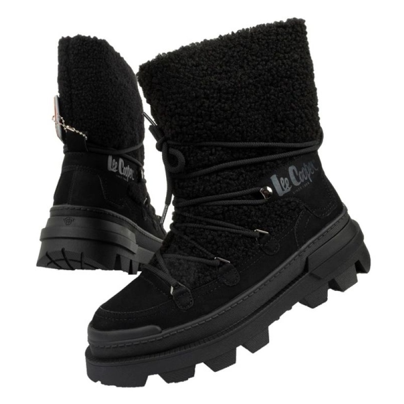Lee Cooper LCJ-24-47-3148L snow boots black 1