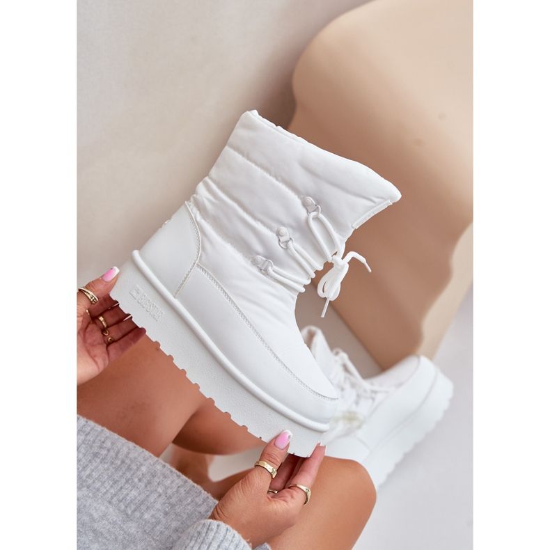 Platform Snow Boots With Zipper Big Star OO274886 White 2