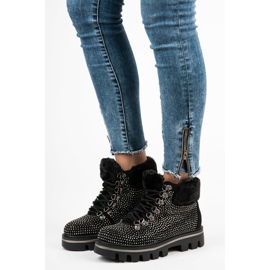 Kylie Stylish boots with protector black 2