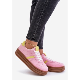Women's Platform Sneakers Pink Dravinnia 1