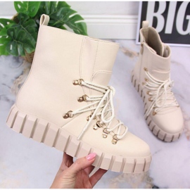 Insulated platform boots Potocki W WOL108B beige 1