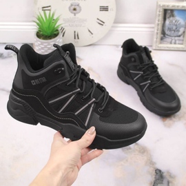 Big Star INT1784 high-top sports shoes black 1 Big Star INT1784 high-top sports shoes black 1