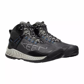 KEEN Nxis Evo Mid Wp shoes MAGNET/BRIGHT Cobalt KE-1026108 black 1