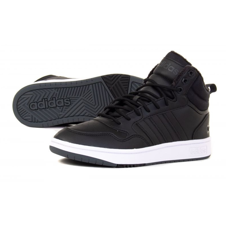 Adidas Hoops 3.0 Mid WTR shoes - Black Adidas Hoops 3.0 Mid WTR shoes - Black