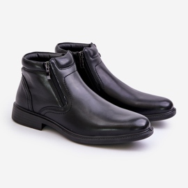 Men's Boots With Warming Eco Leather Black Lilari 1 Men's Boots With Warming Eco Leather Black Lilari 1