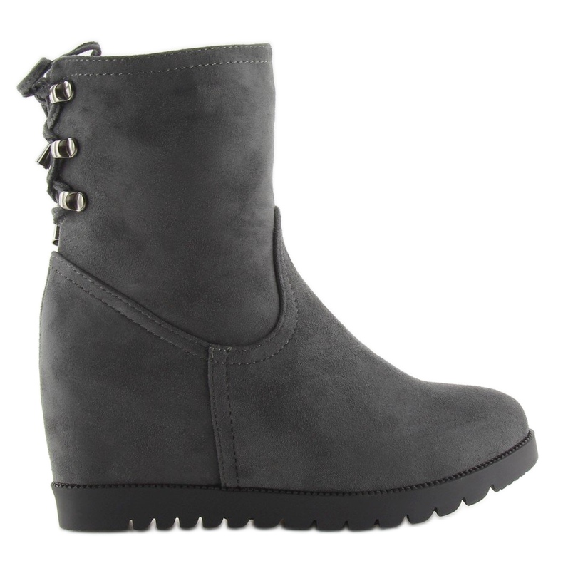 Gray Ankle boots gray ZH727 gray grey 1