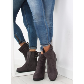 Gray Ankle boots gray ZH727 gray grey 2