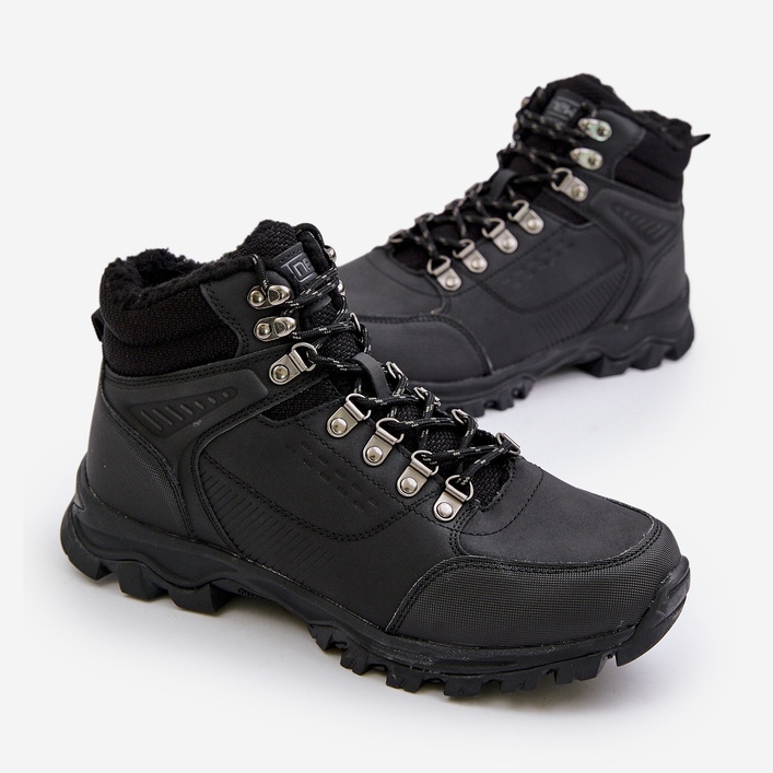 Men's Insulated Hiking Boots Black Loreinae 2 Men's Insulated Hiking Boots Black Loreinae 2