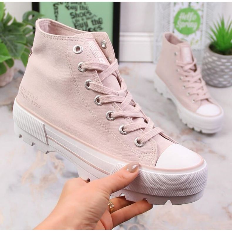 Nude Big Star Int1844 sneakers sneakers pink 1 Nude Big Star Int1844 sneakers sneakers pink 1