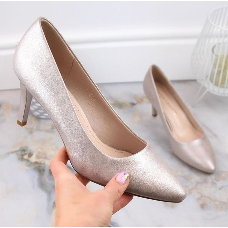 Sergio Leone W 1336 gold heels golden 1