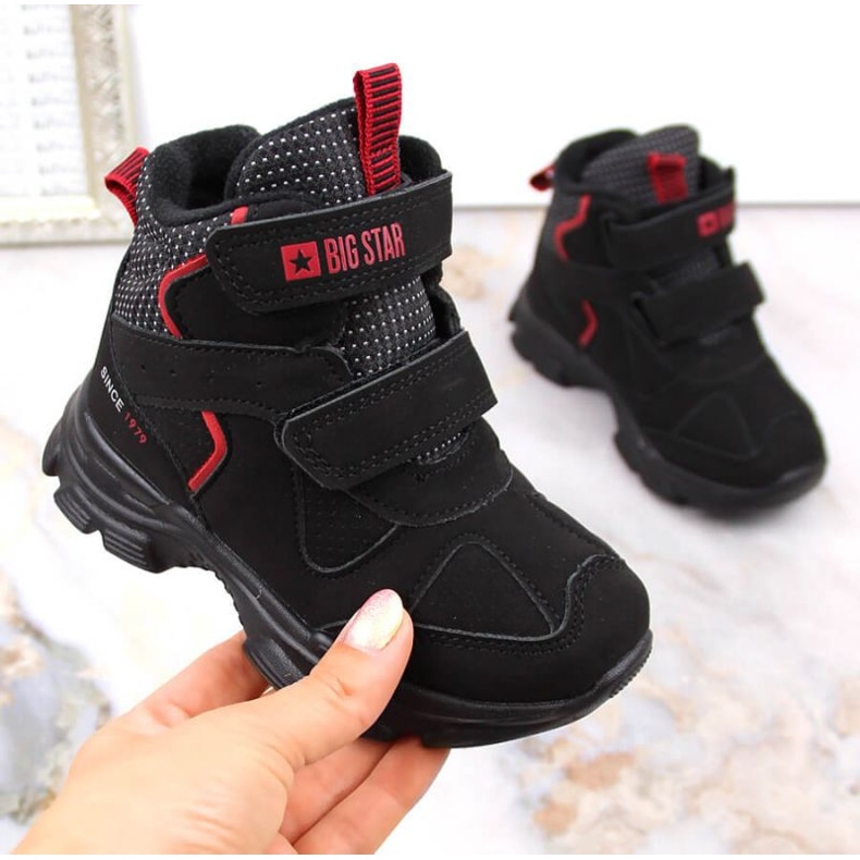 Big Star Jr. INT1883 black sports shoes 1