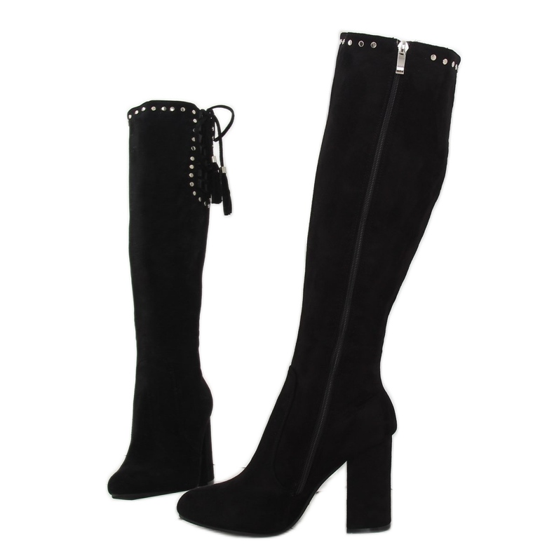 Black classic high heels 2