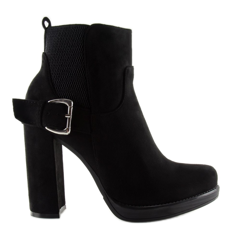 Black suede m267p black boots on the post 1