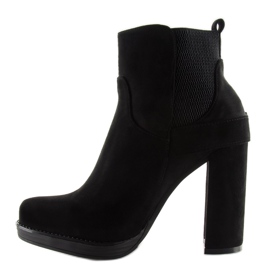 Black suede m267p black boots on the post 2