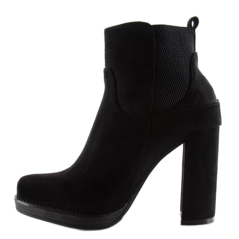 Black suede m267p black boots on the post 2
