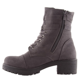 Gray Boots Workery Suede gray TS10 Gray grey 1