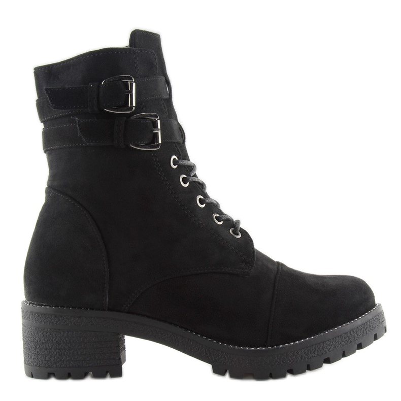 Black Boots Workery Suede black TS10 Black 1