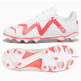 Puma Future Play FG/AG Jr 107388-01 shoes white 1 Puma Future Play FG/AG Jr 107388-01 shoes white 1